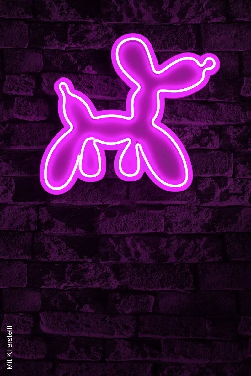 Opviq LED-Wandleuchte rosa PVC B/H/T/L: ca. 31x35x3x31 cm