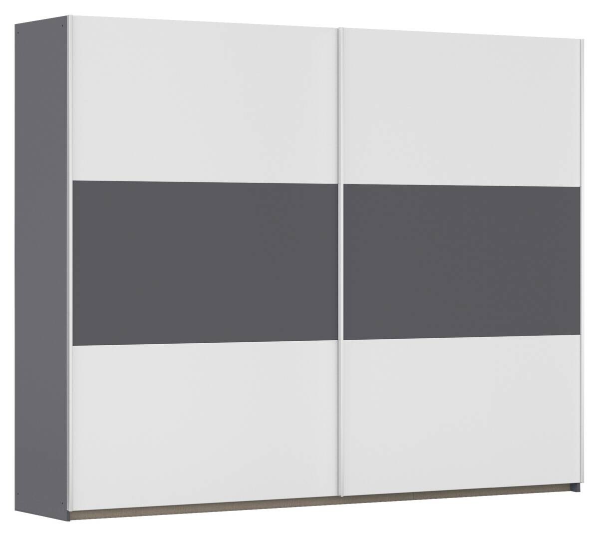 Kleiderschrank Oslo Alpinweiß grau B/H/T: ca. 261x210x59 cm