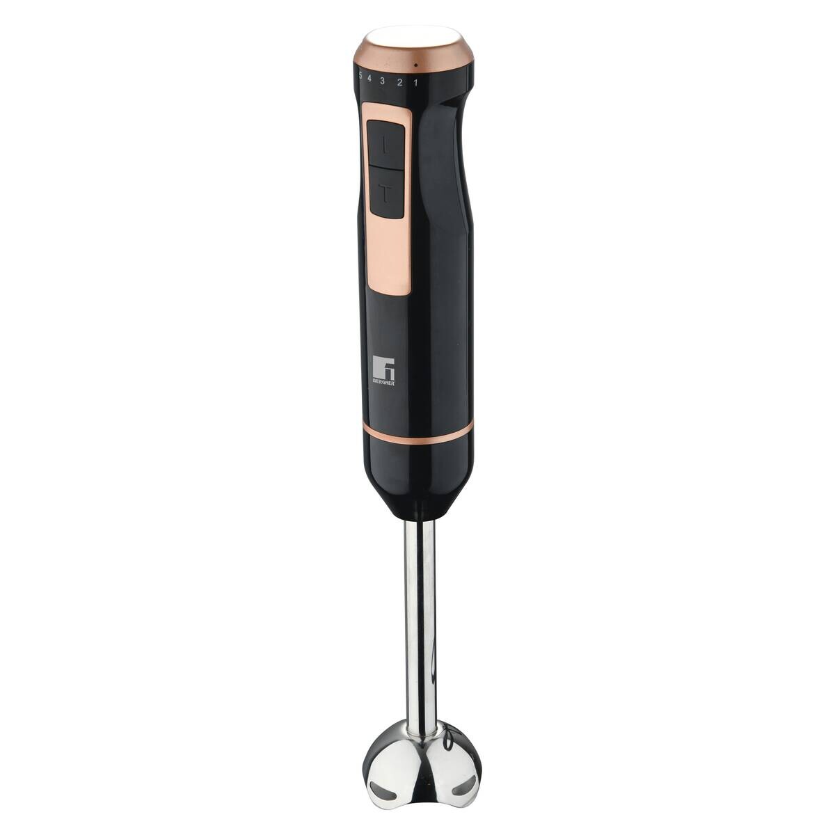 BERGNER Stabmixer schwarz Edelstahl B/H/L: ca. 8x22,5x13 cm