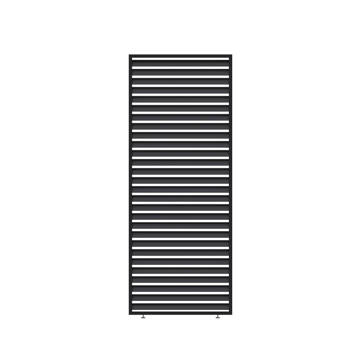 Paragon Outdoor Lamellen-Sichtschutz Grand Tuscan grau Aluminium B/H: ca. 94x234 cm