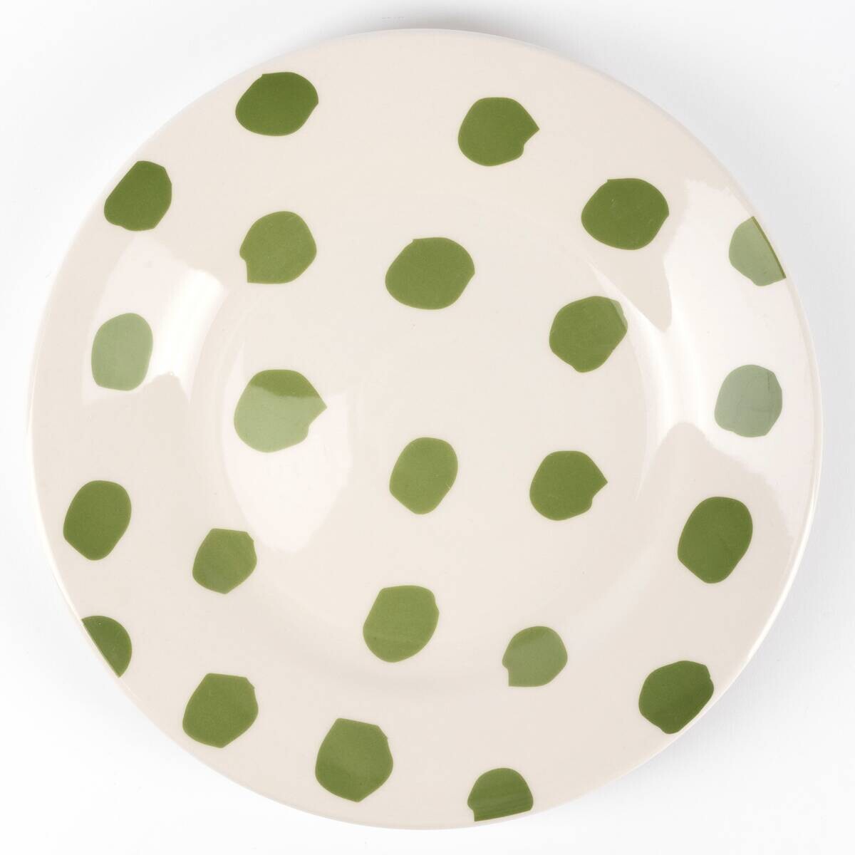 CASA SAMANTHA Teller SABOR grün Steinzeug 3 tlg.