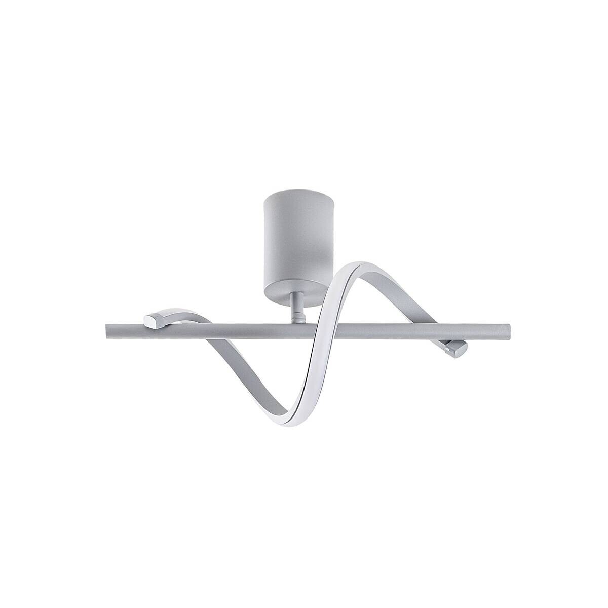 Opviq LED-Deckenleuchte grau B/H/T: ca. 41x16x25 cm