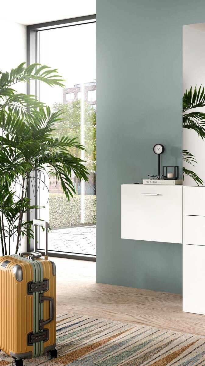 Garderobenschrank VAGA weiß B/H/T: ca. 56x39x36 cm