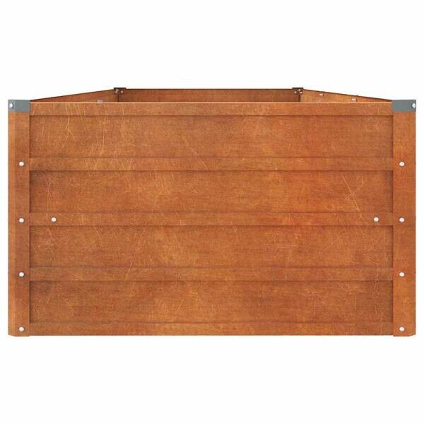 Hochbeet braun Stahl B/H/L: ca. 80x45x240 cm