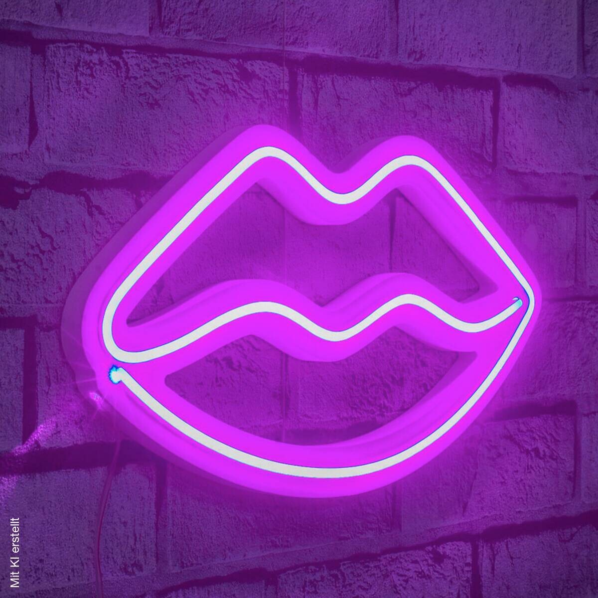 Opviq LED-Wandleuchte rosa PVC B/H/T/L: ca. 36x19x2x36 cm