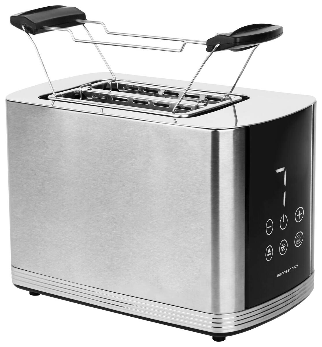 Emerio Toastautomat TO-128308 silber B/H/L: ca. 16,4x18,9x26,8 cm