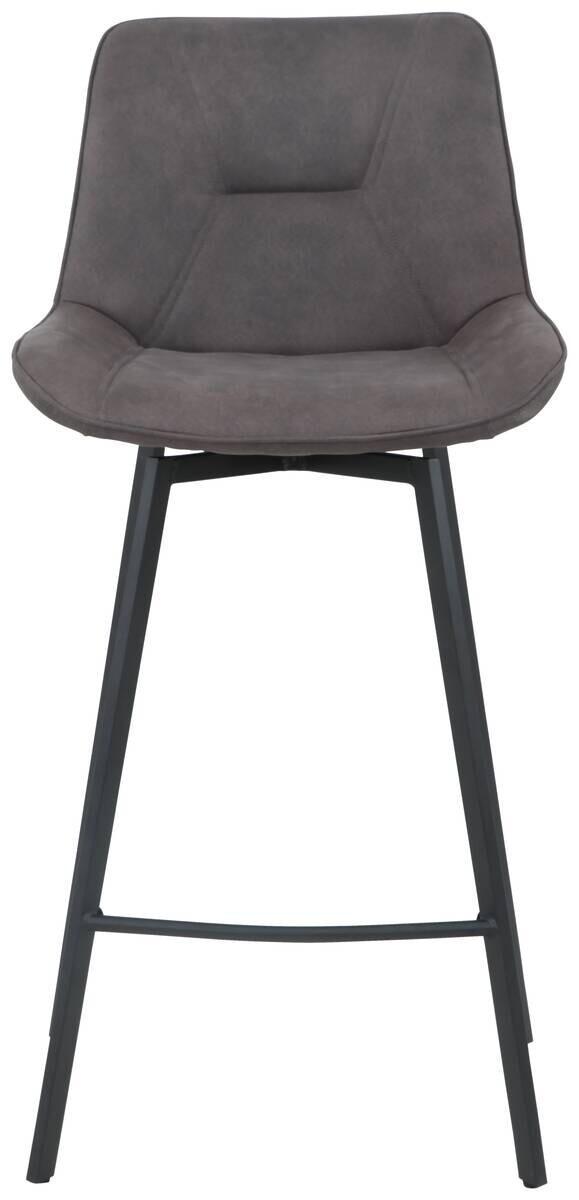 Barhocker Rumba anthrazit Microfaser B/H/T: ca. 49x103x54 cm