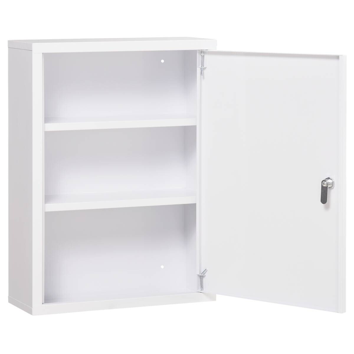 Medizinschrank weiß Edelstahl B/H/L: ca. 15x40x53,5 cm