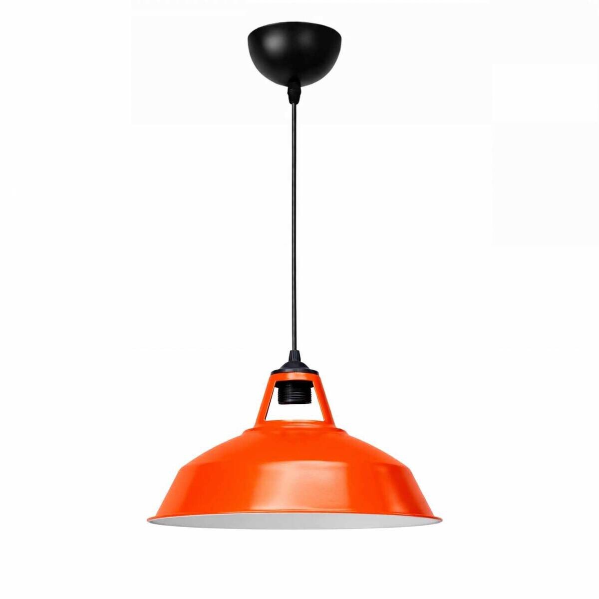 Opviq Pendelleuchte orange B/H/T: ca. 31x100x31 cm E27 1 Brennstellen