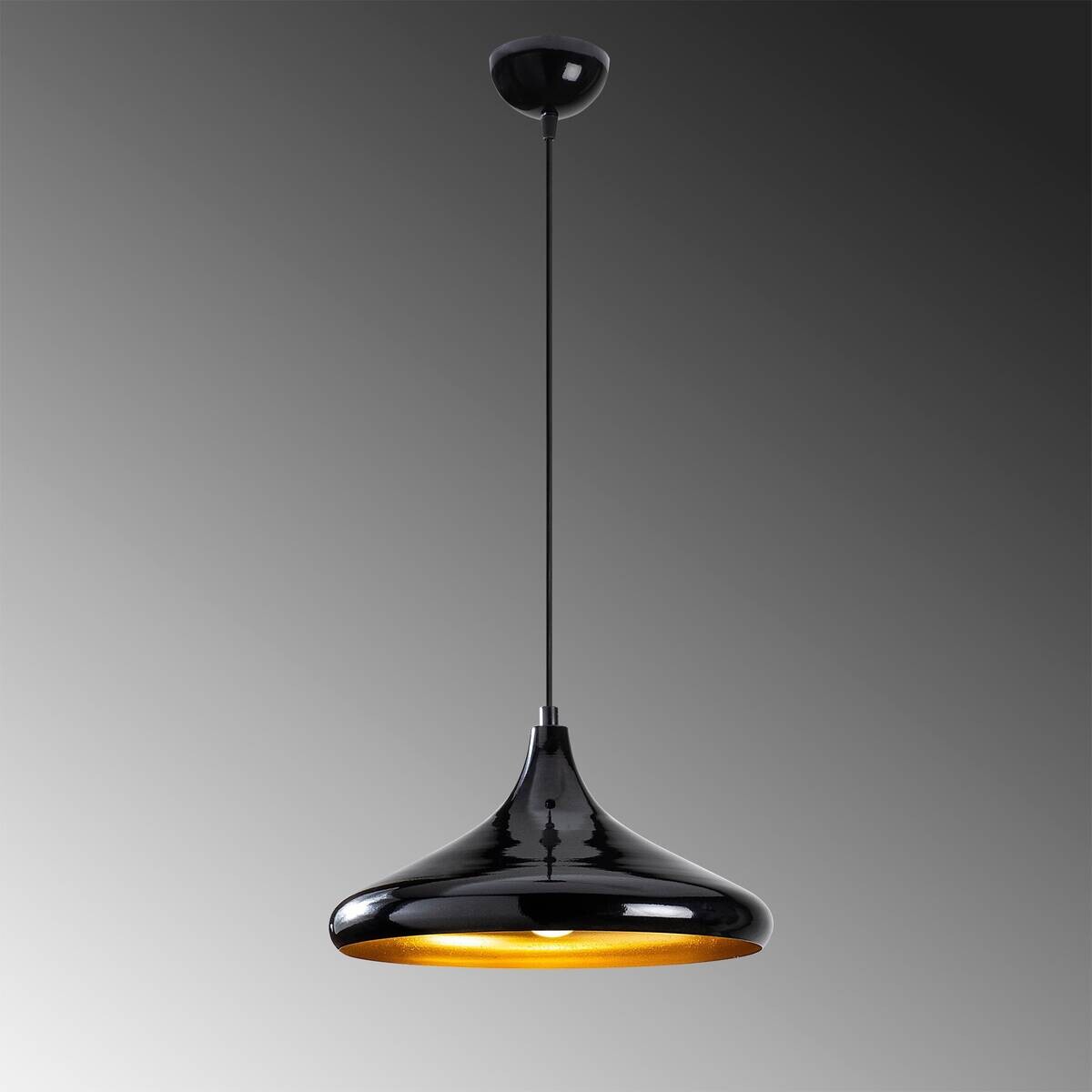 Opviq Pendelleuchte Berceste schwarz Metall B/H/T/L/D: ca. 35x116x35x35x35 cm E27 3 Brennstellen