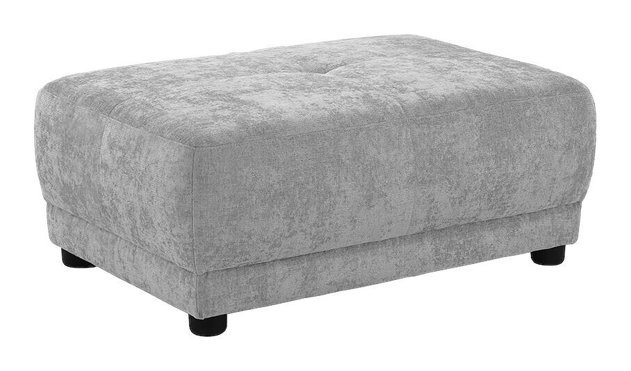 Ecksofa hellgrau Webstoff B/H/T: ca. 279x89x187 cm