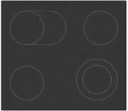 Respekta Einbauherdset HS2200-33 Edelstahloptik