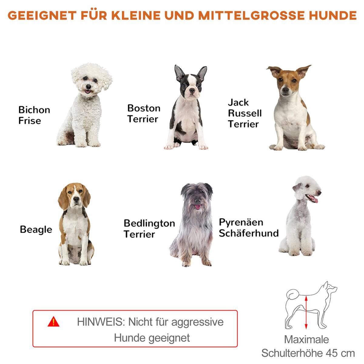 PawHut Hunde-Schutzgitter grau Kiefer B/H/L: ca. 36x183x69 cm
