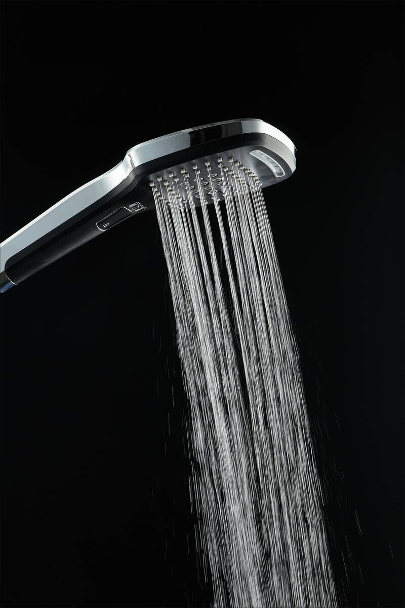 POCOline Handbrause-Set Square schwarz