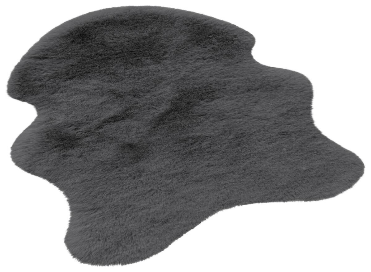 Fellimitat Moya stahlgrau B/L: ca. 40x57 cm