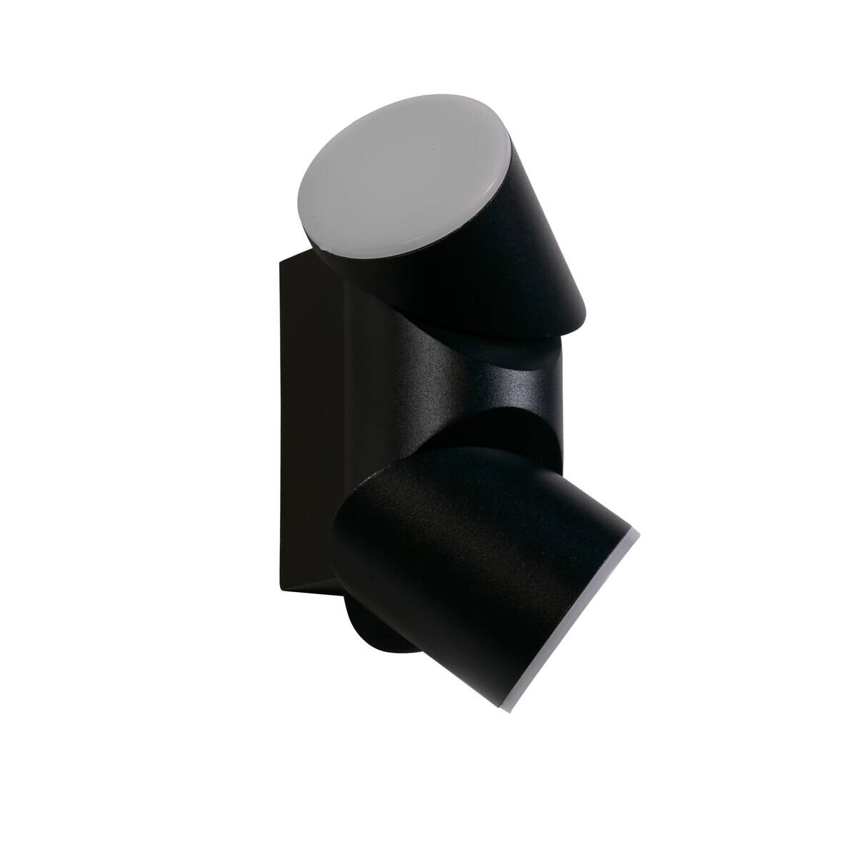LED-Außenwandleuchte klar schwarz B/H/T: ca. 6,5x14,5x8,3 cm