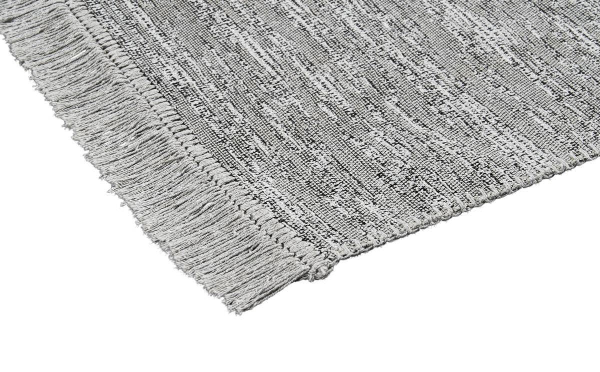Teppich Boho Kilim grau B/L: ca. 60x90 cm