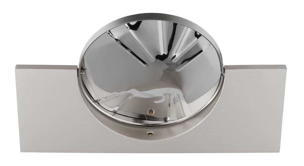 GLOBO LED-Wandleuchte nickel Metall Aluminium B/H: ca. 10x20 cm 1 Brennstellen