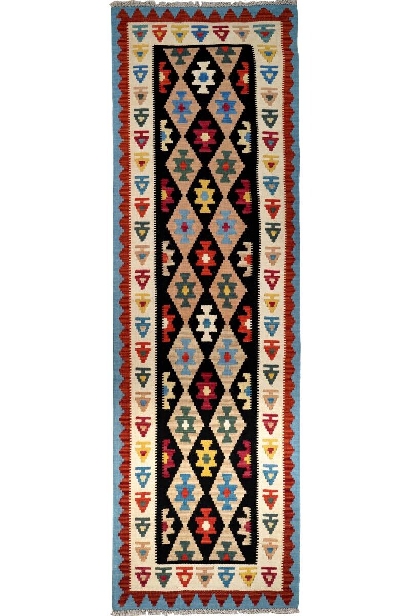 PersaTepp Teppich Kelim Gashgai beige B/H/L: ca. 88x1x295 cm