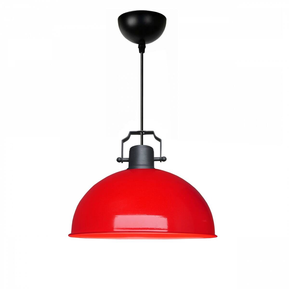 Opviq Pendelleuchte rot B/H/T: ca. 23x80x23 cm E27 1 Brennstellen