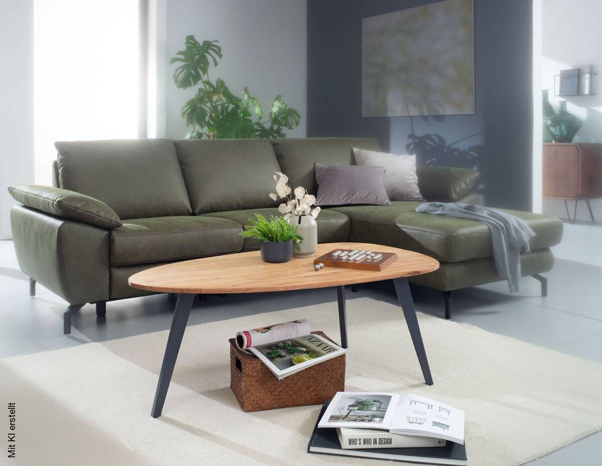 Couchtisch braun B/H/T: ca. 60x45x110 cm