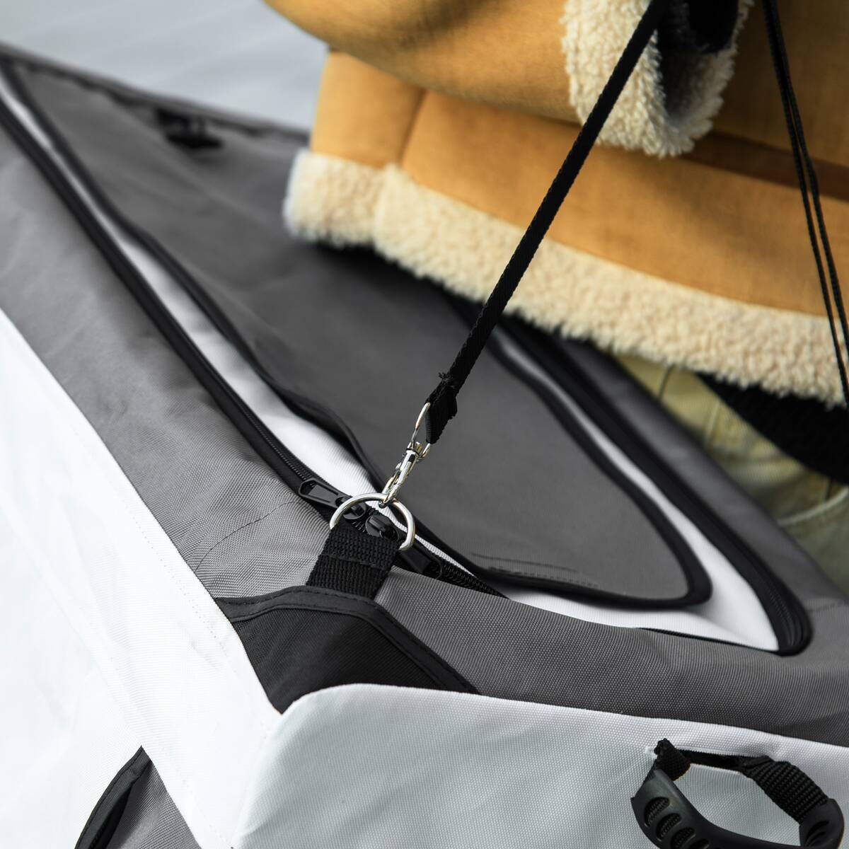 PawHut Hunde-Zubehör grau Edelstahl B/H/L: ca. 58x81x97,5 cm