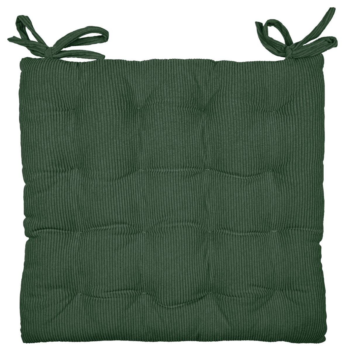 Sitzkissen grün Polyester B/L/S: ca. 40x40x5 cm
