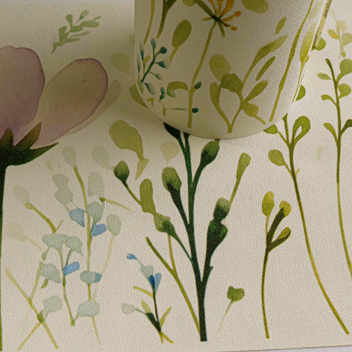 A.S.Creation Bordüre weiß gelb grün B/H/D: ca. 17x500x6,8 cm