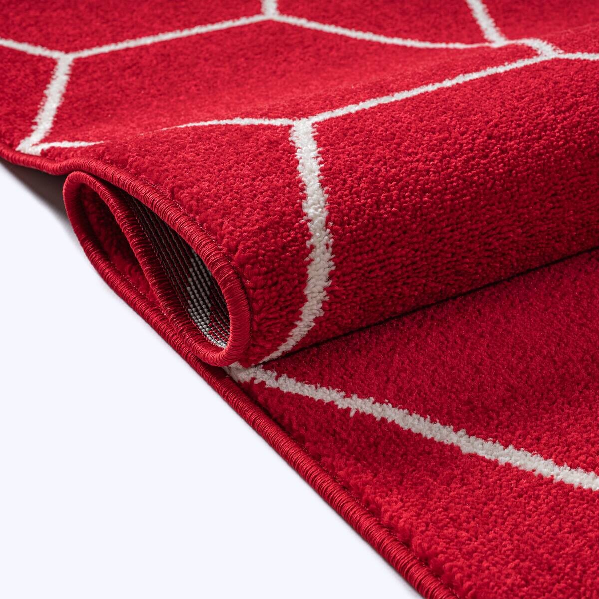 Sanat Teppich Trellis rot B/L: ca. 160x230 cm