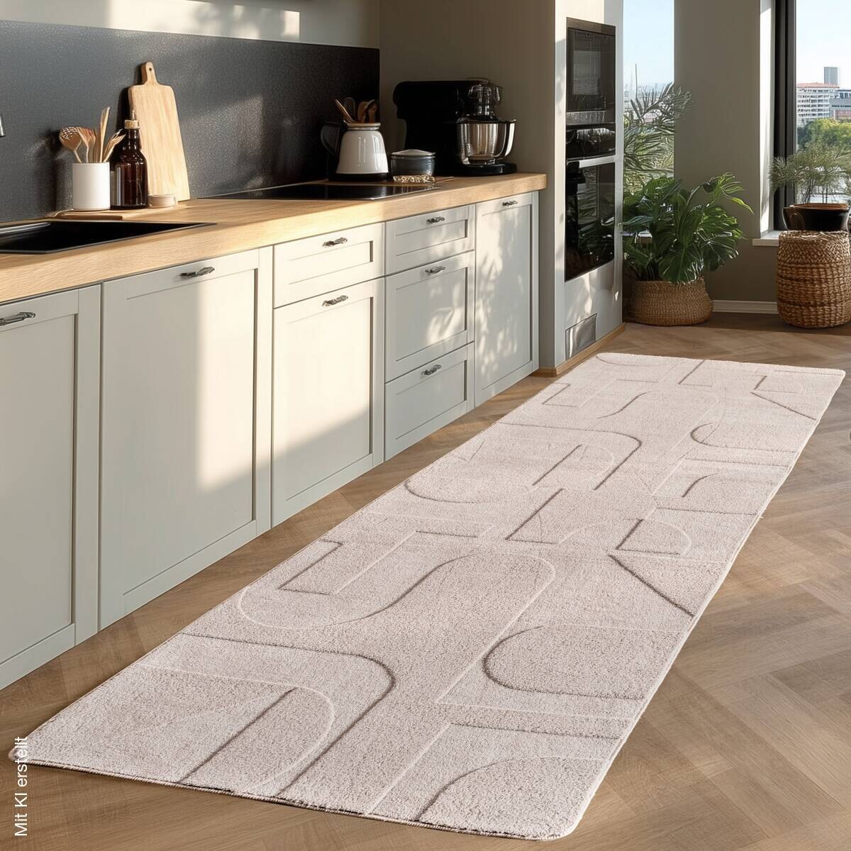 Ayyildiz Teppich POMPEI creme B/L: ca. 80x150 cm
