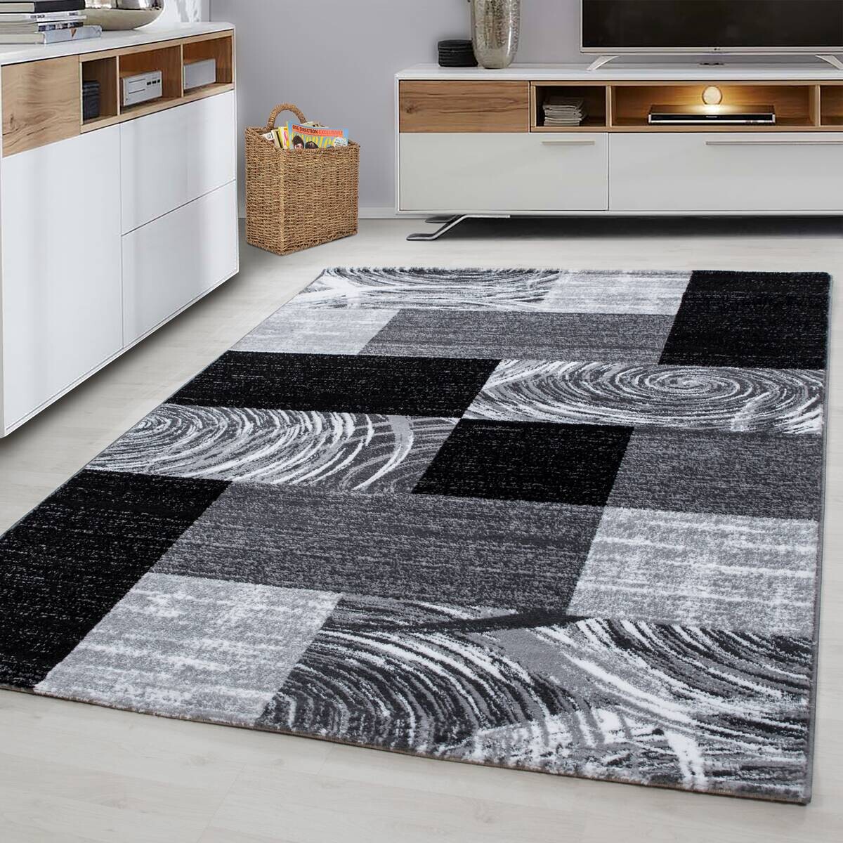 Ayyildiz Teppich PARMA schwarz B/L: ca. 200x290 cm