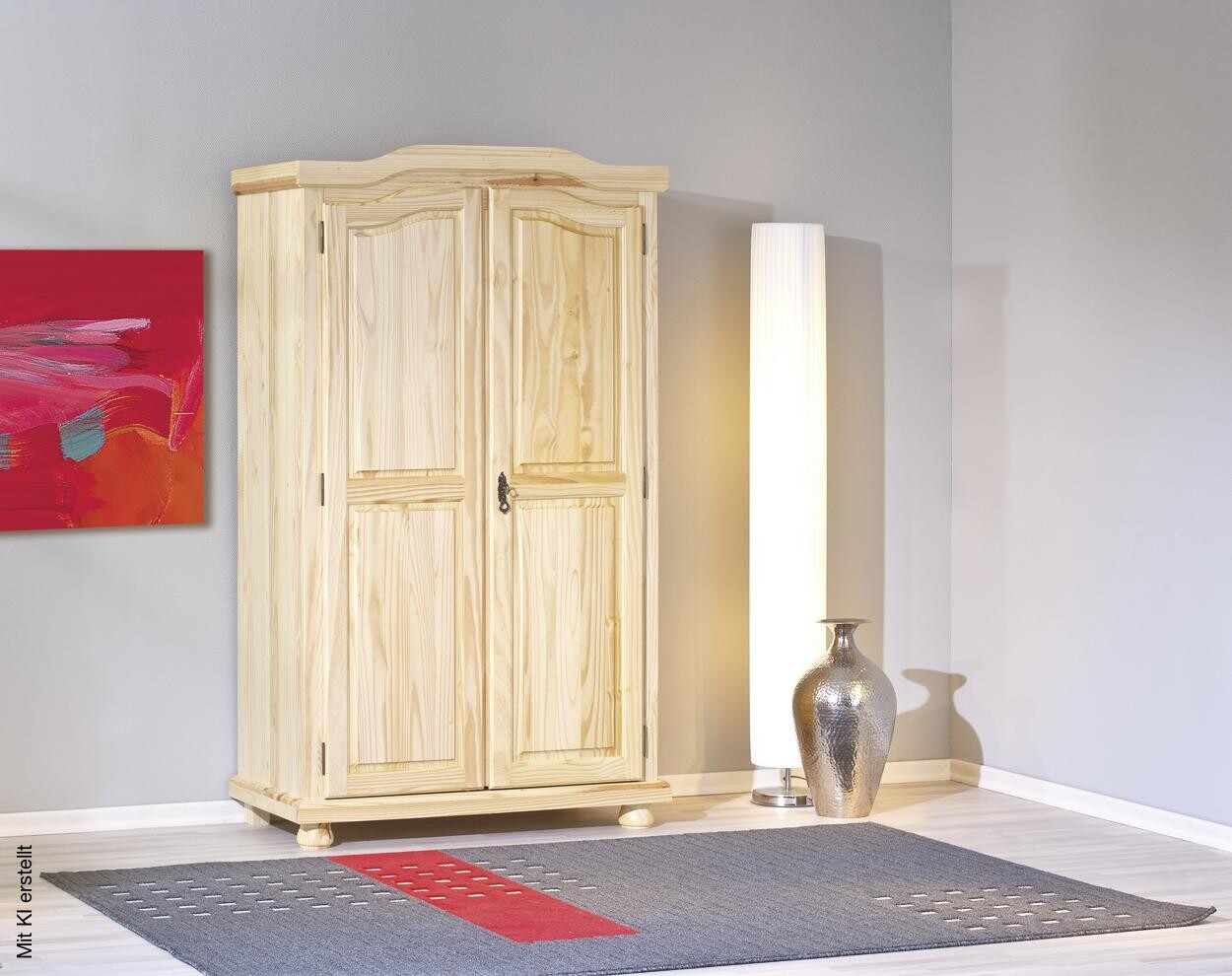 Kleiderschrank Genf natur B/H/T: ca. 104x180x56 cm