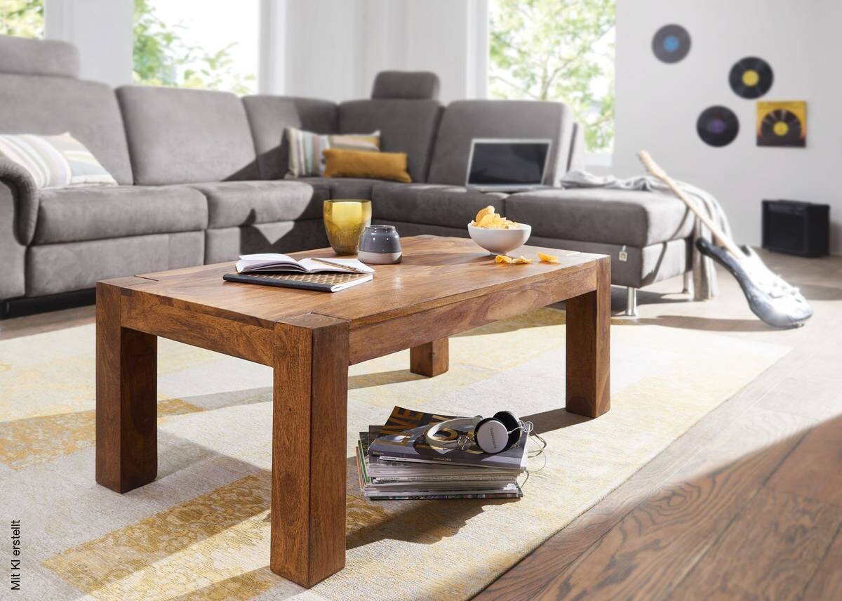 Couchtisch natur B/H/T: ca. 110x40x60 cm