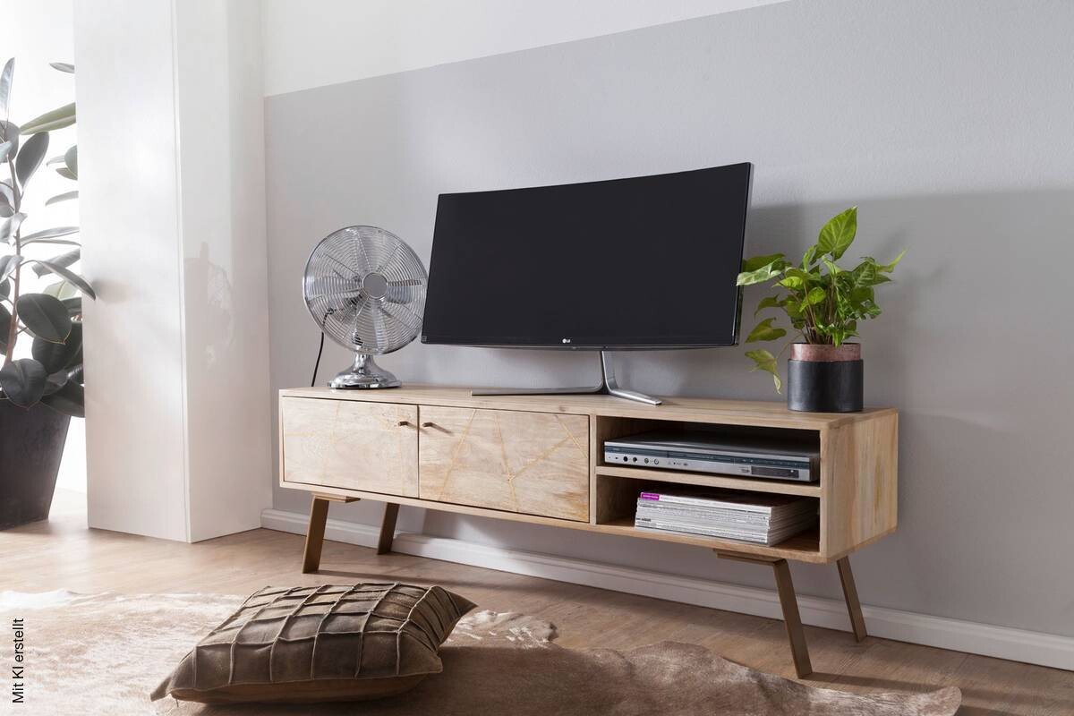Lowboard natur B/H/T: ca. 145x47x35 cm