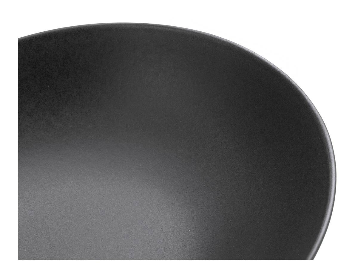 CreaTable Kombiservice Soft Touch mattschwarz Steinzeug 16 tlg.