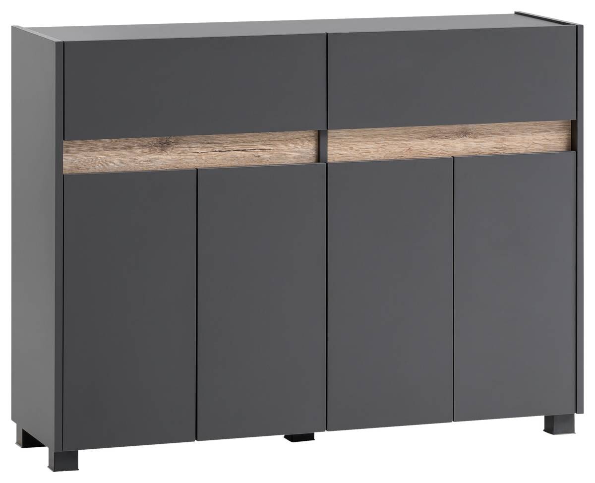 Kommode Cosmo anthrazit B/H/T: ca. 112,2x84,8x33 cm
