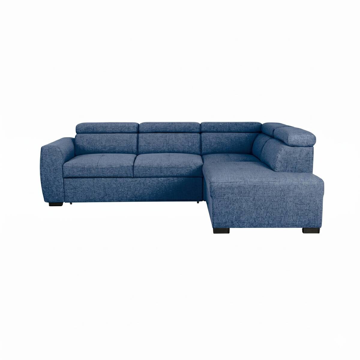 Ecksofa mit Bettfunktion und Bettkasten Ocean Webstoff B/H/T: ca. 245x184x87 cm