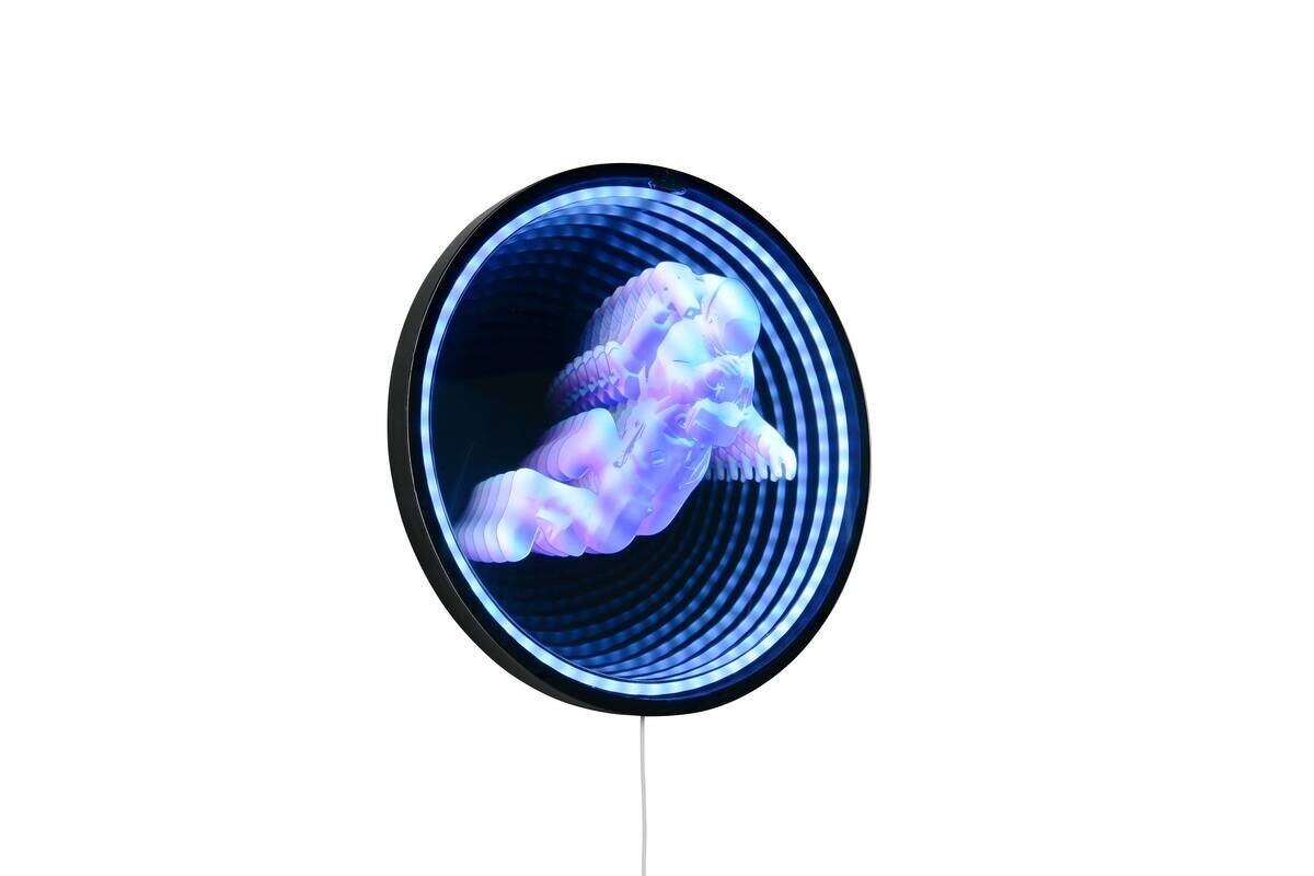 Reality LED-Wandleuchte Duke schwarz B/H: ca. 40x3 cm