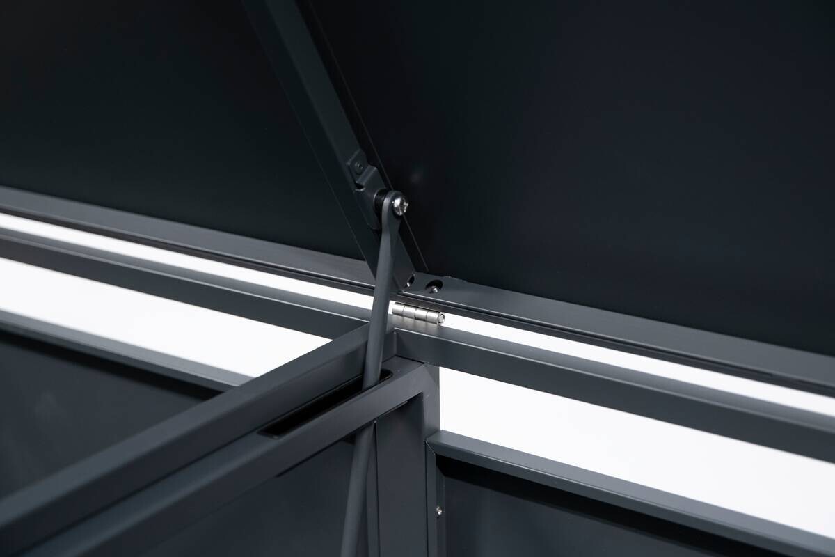 Westmann Mülltonnenbox Pedura anthrazit B/H/L: ca. 265x116x80 cm