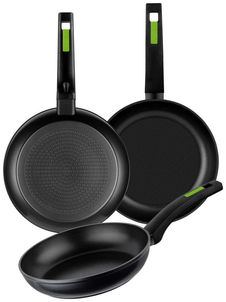 Monix Pfannenset GREEN grün Aluminium 3 tlg.