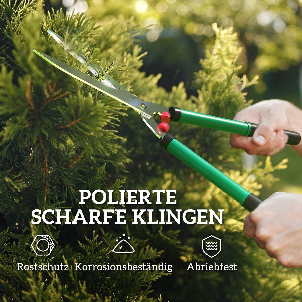 Outsunny Gartenwerkzeug-Set grün Kunststoff B/H/L: ca. 17x4,5x51 cm