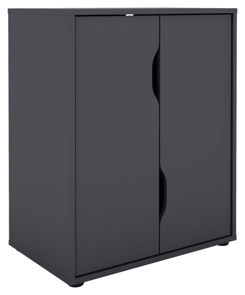 Aktenschrank BELFAST anthrazit B/H/T: ca. 60x76,5x37 cm