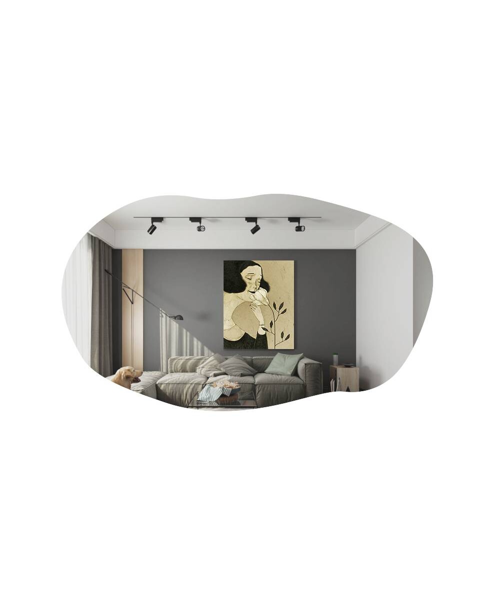 moebel17 Wandspiegel Losa B/H/T: ca. 52x89x3,5 cm