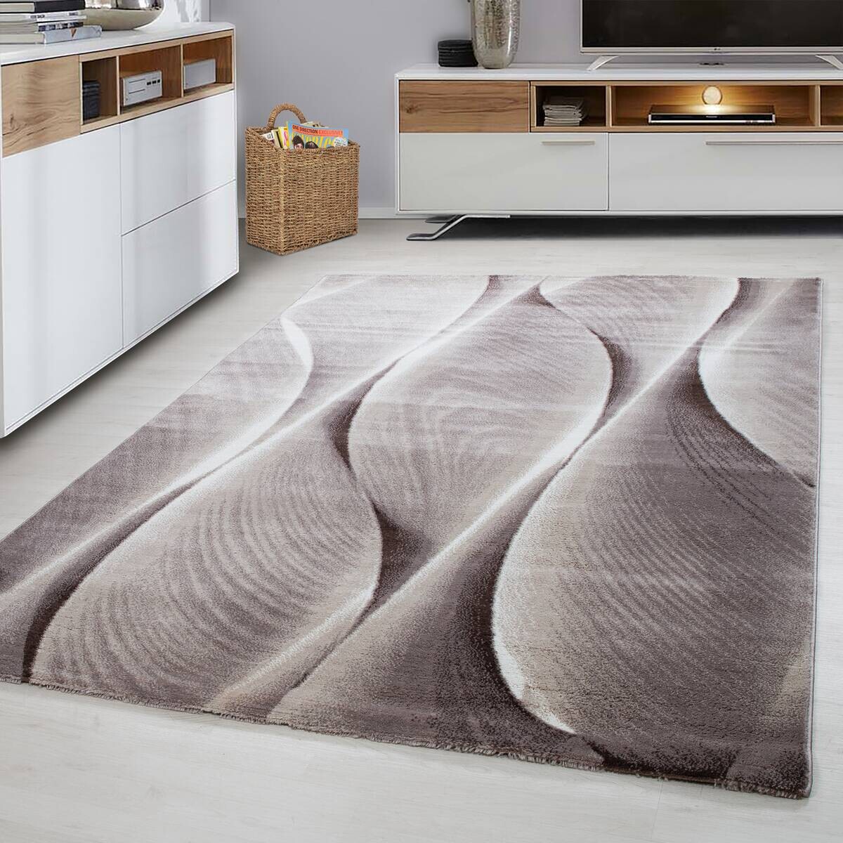Ayyildiz Teppich PARMA braun B/L: ca. 280x370 cm