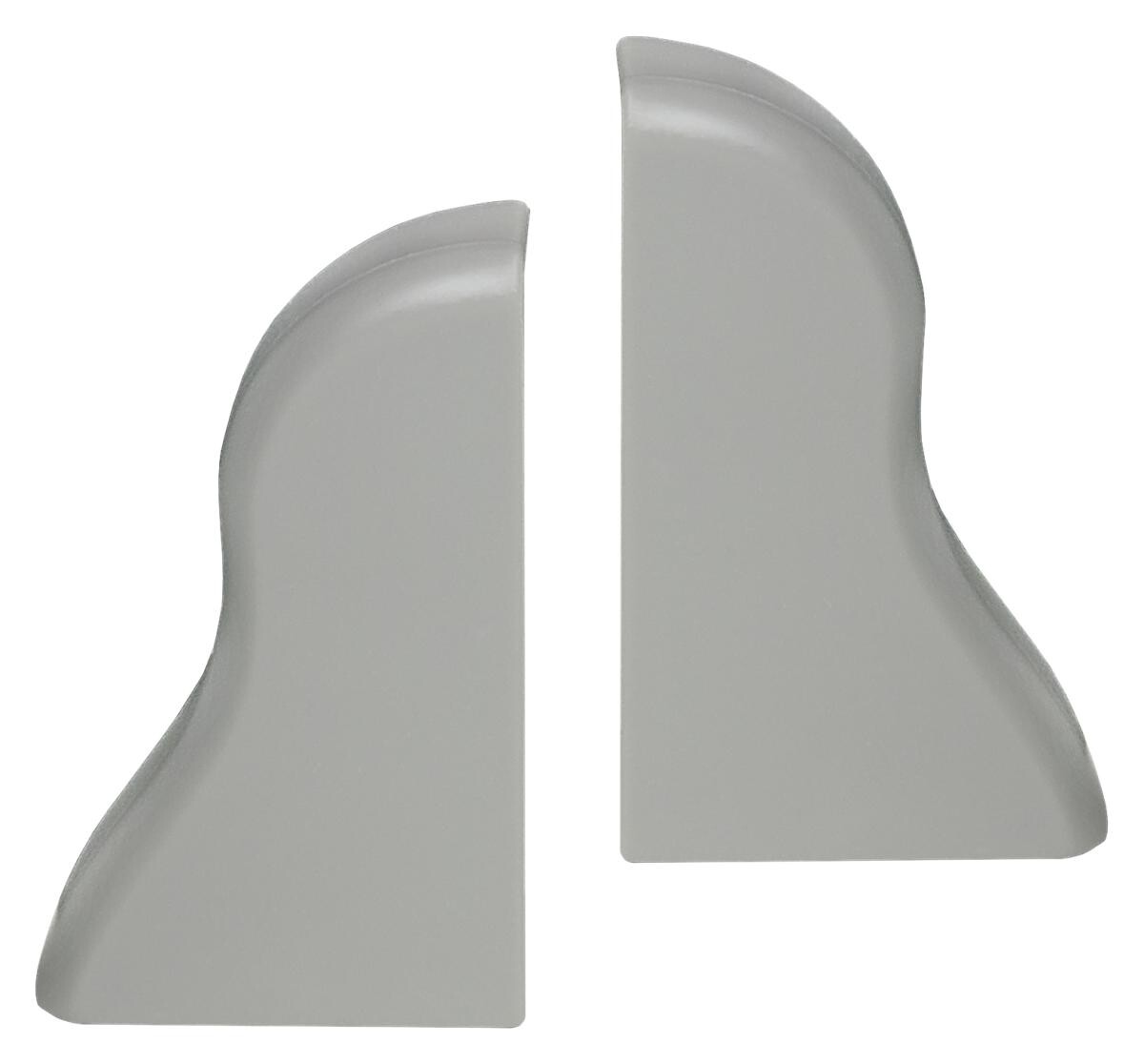 Endkappe grau L/B/H: ca. 2,35x1,04x4,25 cm