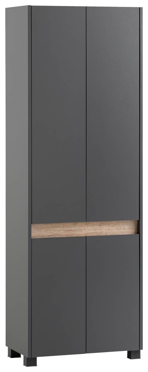 Schuhschrank Cosmo anthrazit B/H/T: ca. 56,9x164,5x33 cm