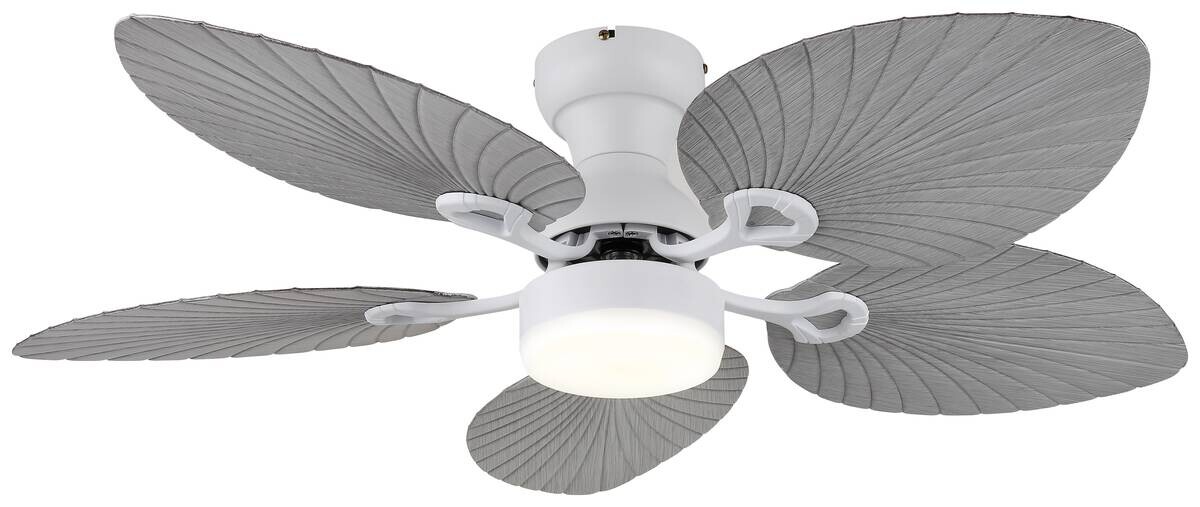 GLOBO LED-Deckenventilator weiß grau H/D: ca. 28,5x107 cm max. 22 W