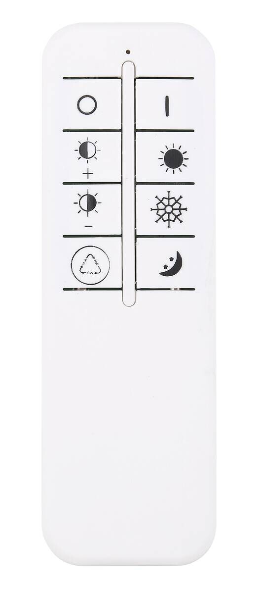 GLOBO LED-Deckenleuchte weiß Opal Acryl Metall H/D: ca. 7x40 cm 1 Brennstellen
