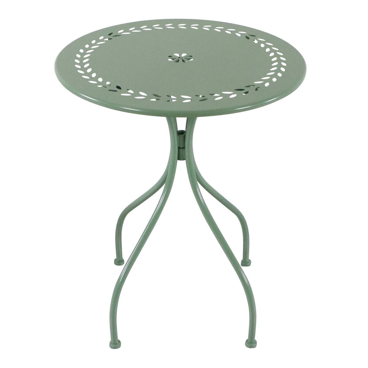 AXI Outdoor Living Bistroset Marilo grün Metall B/H/L: ca. 60x92x60 cm