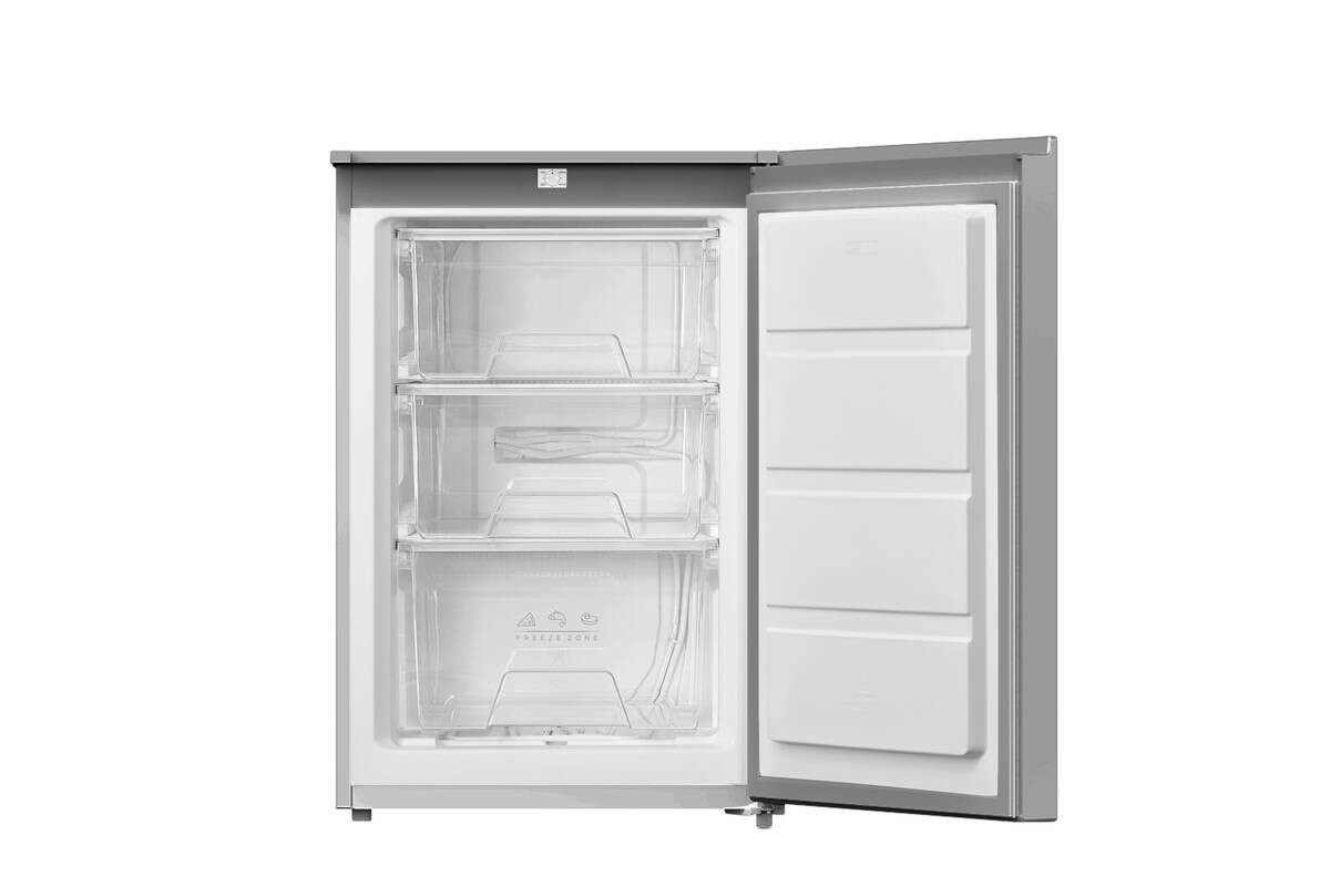 POCOline Gefrierschrank GS85-86DSI silber B/H/T: ca. 55,3x84,5x57,4 cm